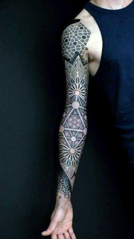tatuaggio geometria sacra 161