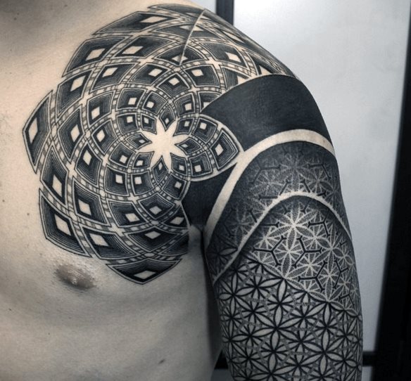 tatuaggio geometria sacra 205
