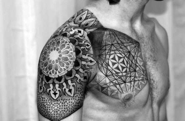 tatuaggio geometria sacra 21