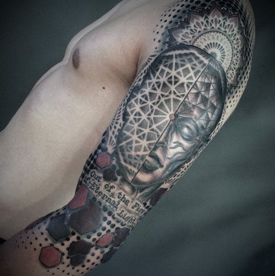 tatuaggio geometria sacra 249