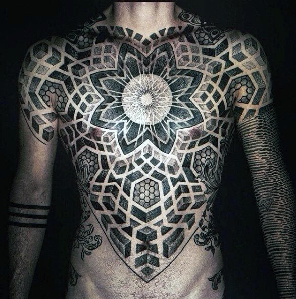 tatuaggio geometria sacra 25