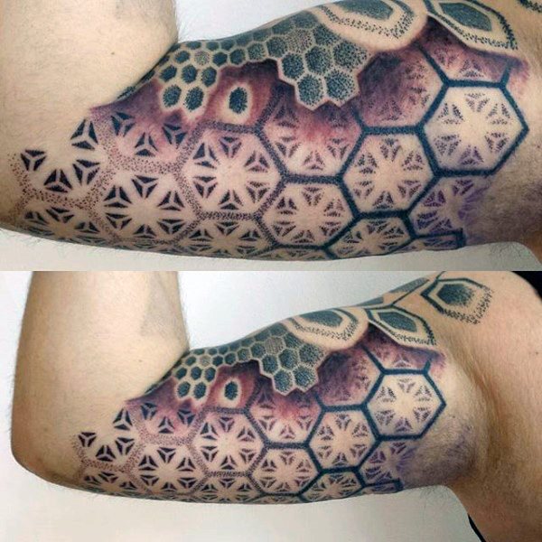 tatuaggio geometria sacra 313
