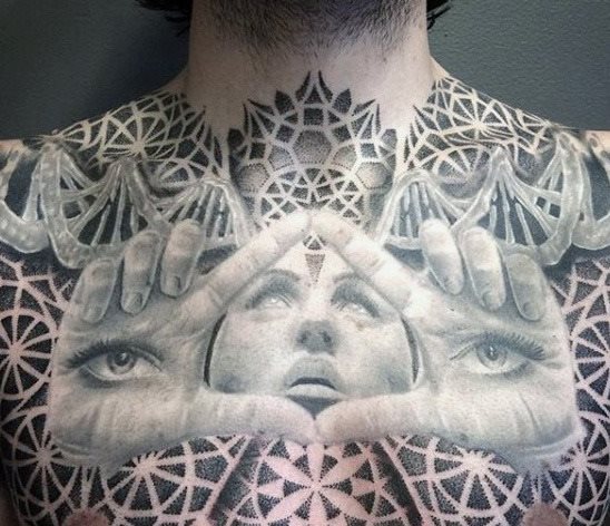 tatuaggio geometria sacra 33