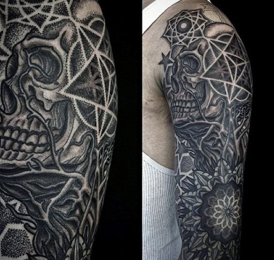 tatuaggio geometria sacra 349