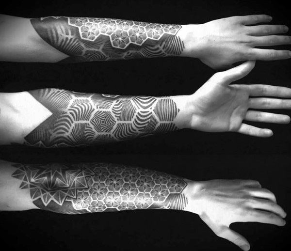 tatuaggio geometria sacra 57