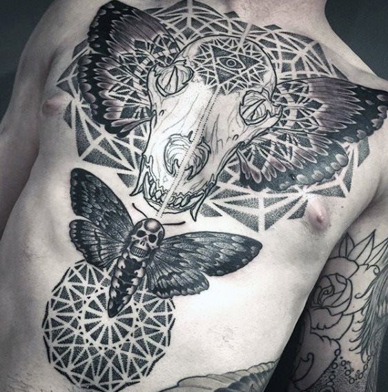 tatuaggio geometria sacra 89