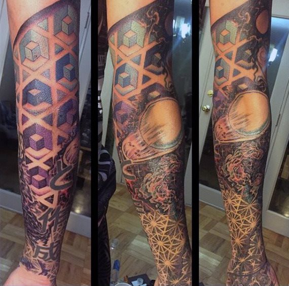 tatuaggio geometria sacra 97