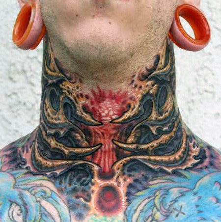 tatuaggio gola 80