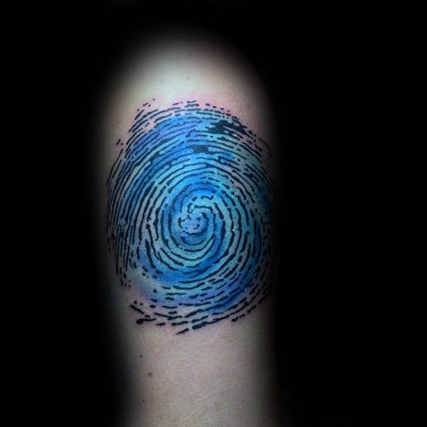 tatuaggio impronta digitale 49