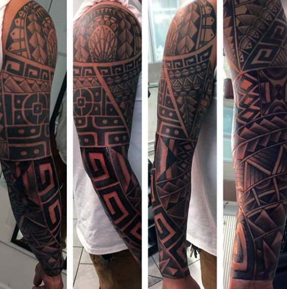 tatuaggio tribale braccio 285