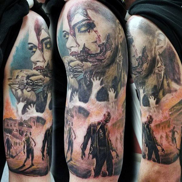 tatuaggio zombie 118