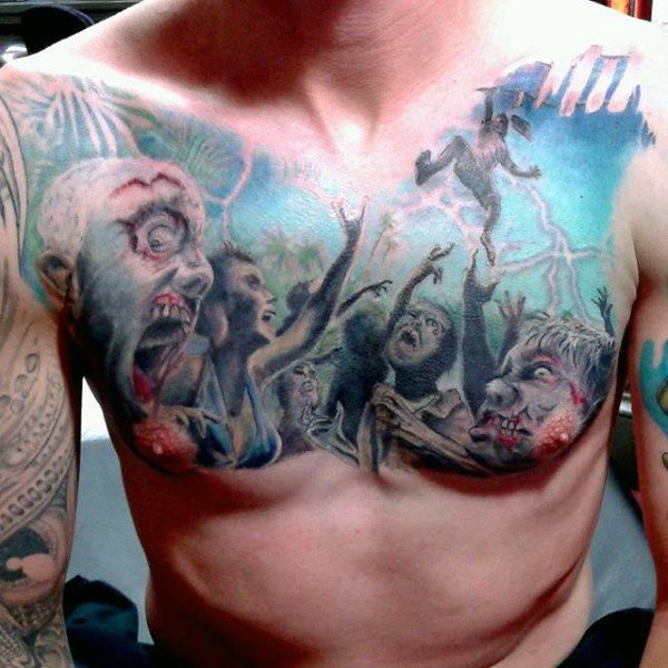tatuaggio zombie 127