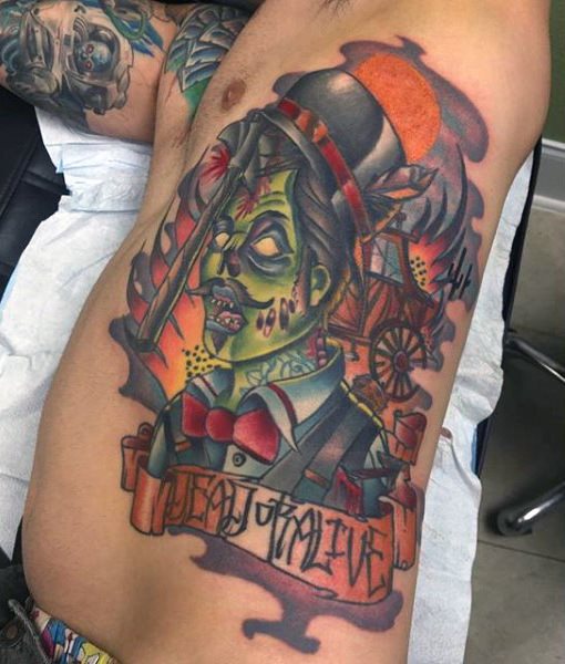 tatuaggio zombie 154