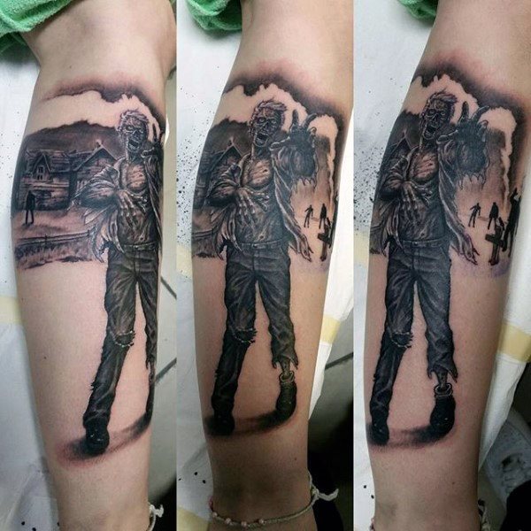 tatuaggio zombie 19