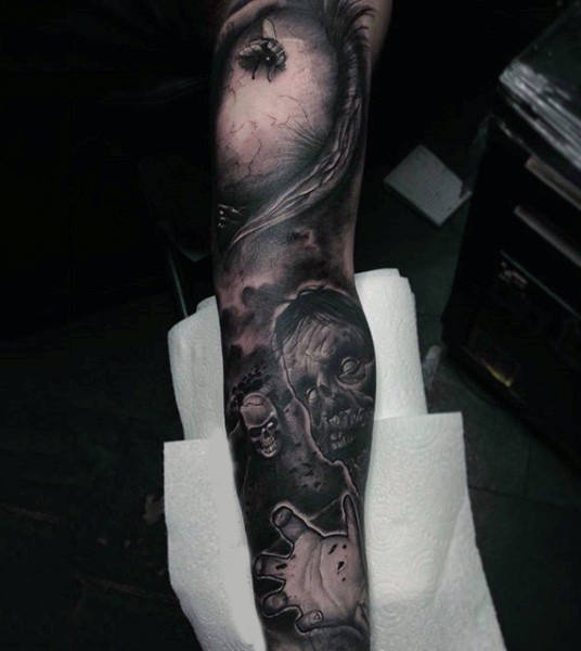 tatuaggio zombie 256