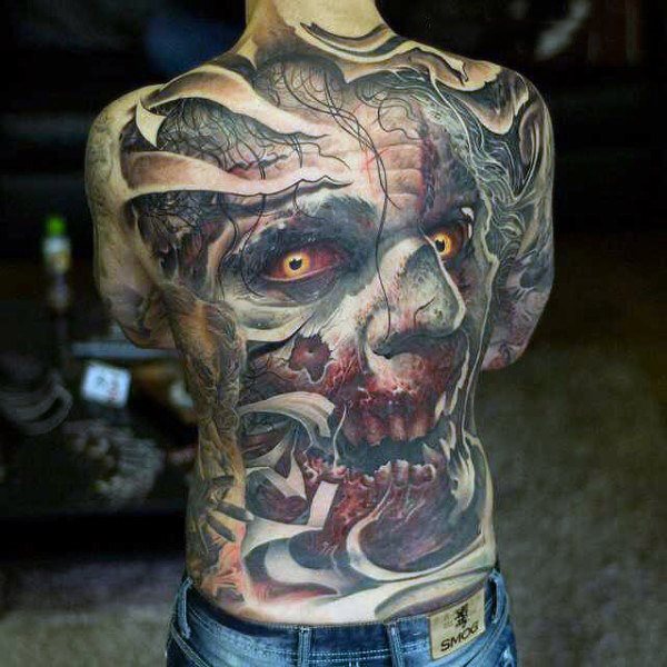 tatuaggio zombie 55