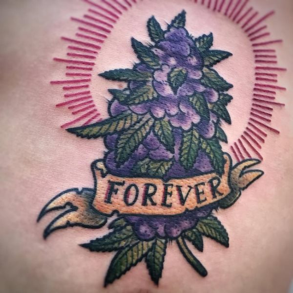 tatuaggio marijuana cannabis 29