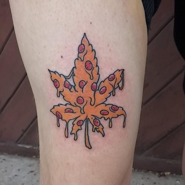 tatuaggio marijuana cannabis 73