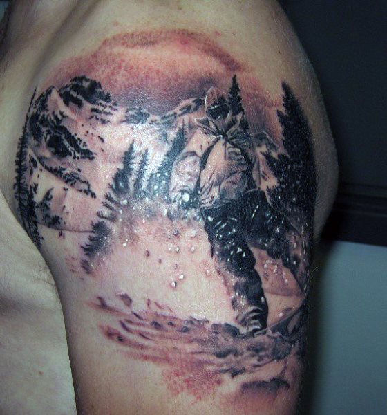 tatuaggio montagna 05