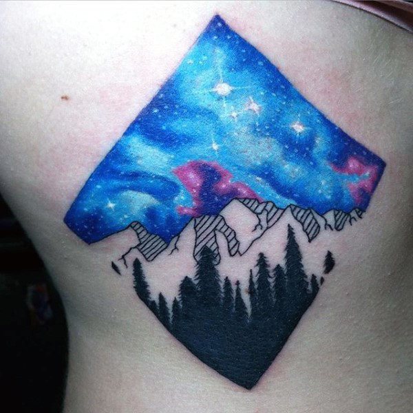 tatuaggio montagna 109