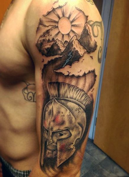 tatuaggio montagna 137