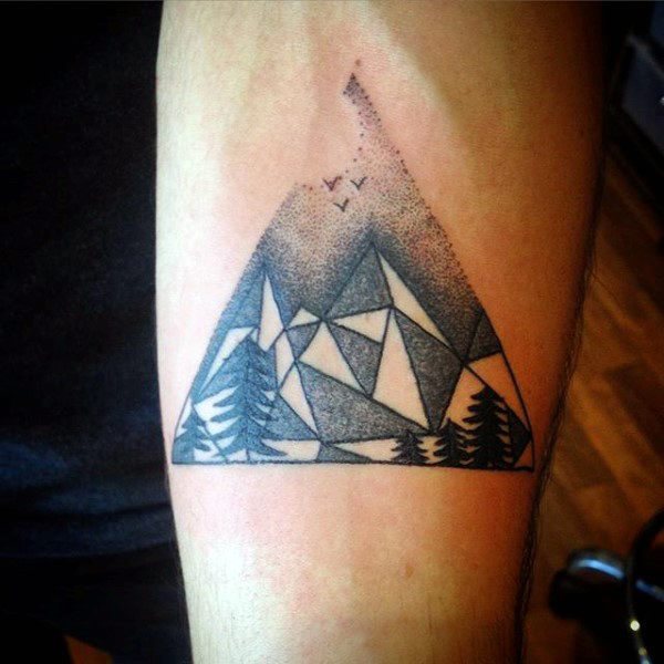 tatuaggio montagna 33