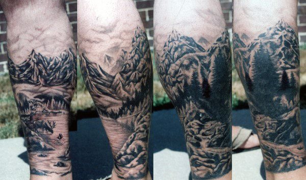 tatuaggio montagna 37