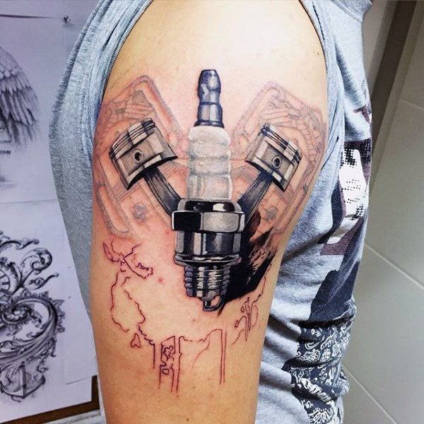 tatuaggio motore 109