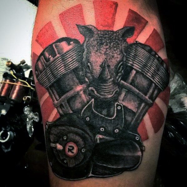 tatuaggio motore 33