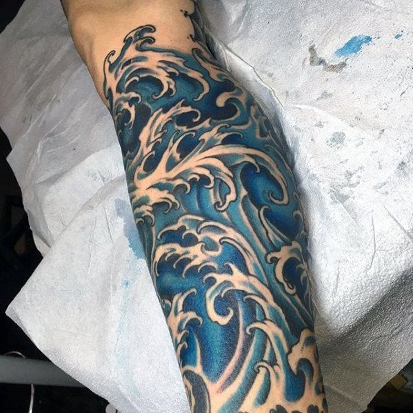 tatuaggio onde giapponesi 39