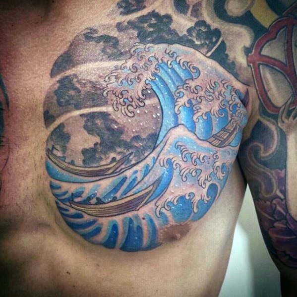 tatuaggio onde giapponesi 73