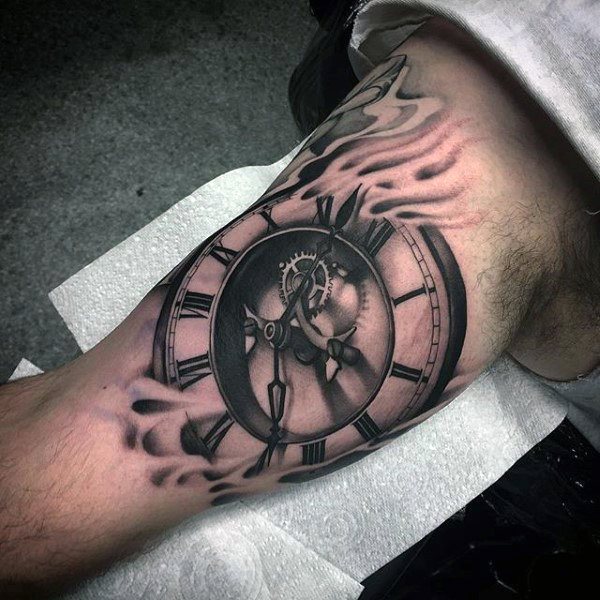 tatuaggio orologio da tasca 293