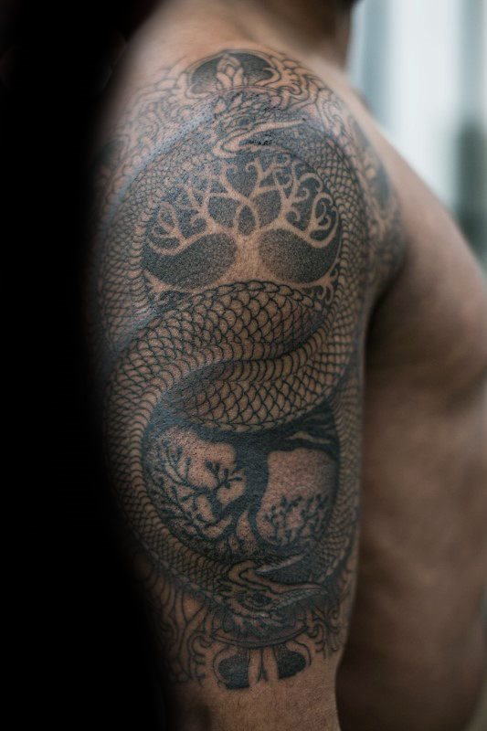 tatuaggio ouroboros 117