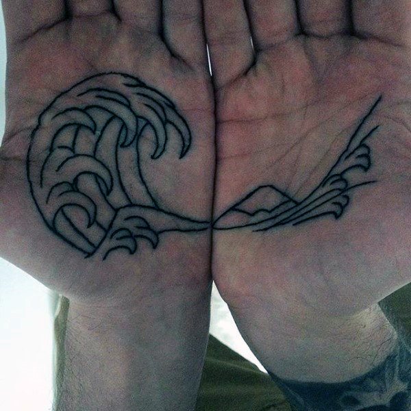 tatuaggio palmo della mano 115