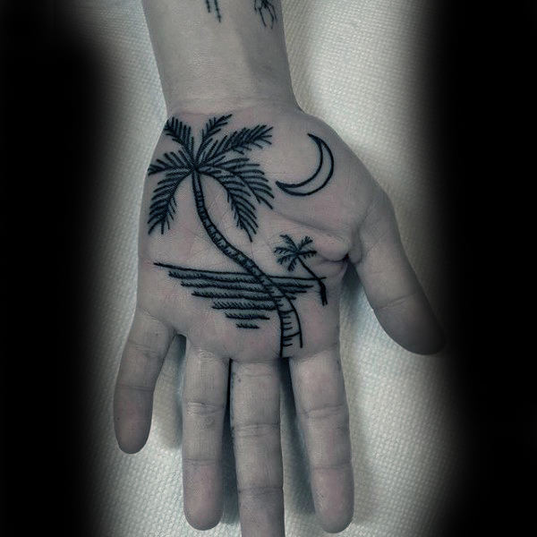 tatuaggio palmo della mano 118