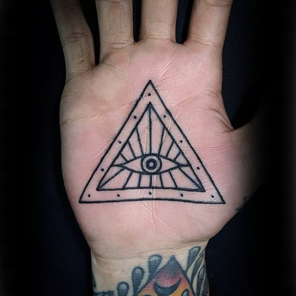 tatuaggio palmo della mano 16