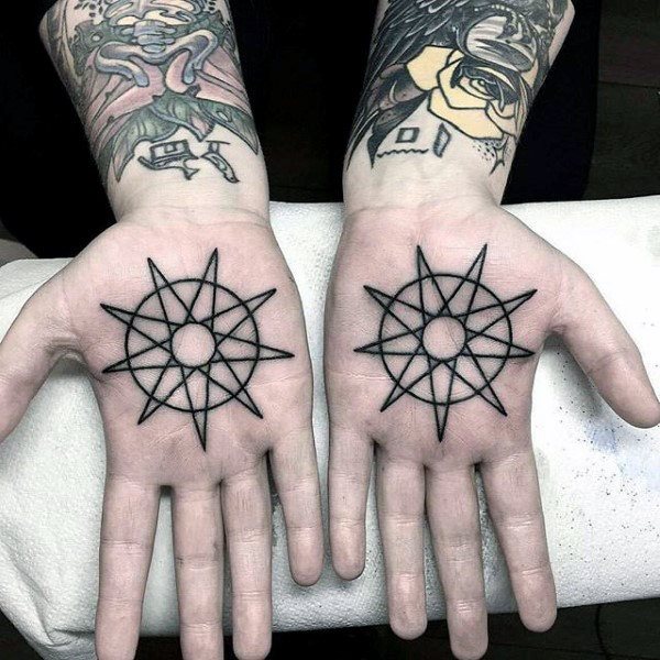 tatuaggio palmo della mano 286