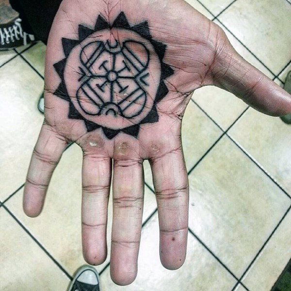 tatuaggio palmo della mano 31