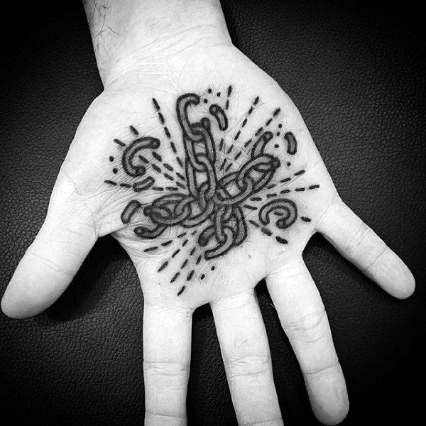 tatuaggio palmo della mano 34