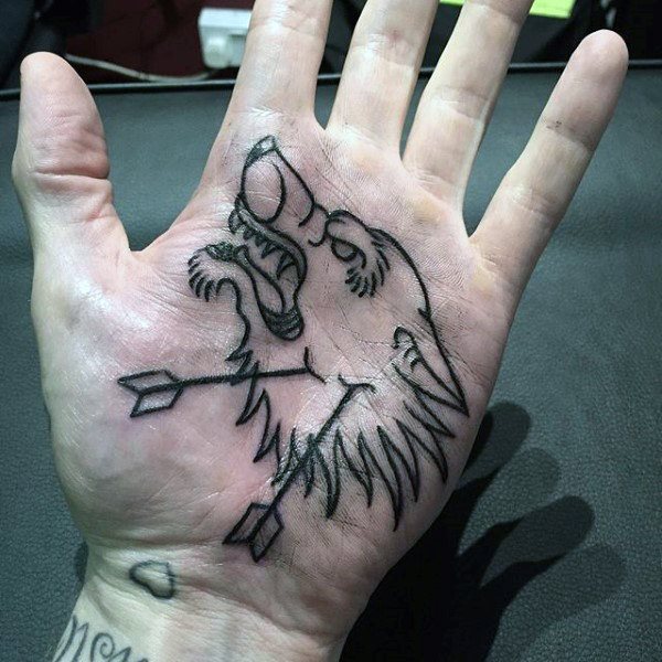 tatuaggio palmo della mano 37