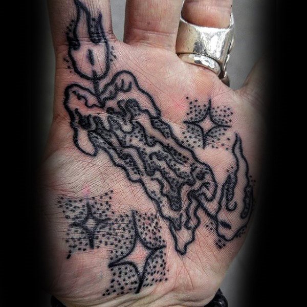 tatuaggio palmo della mano 46