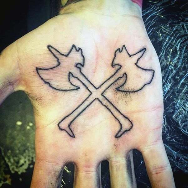 tatuaggio palmo della mano 49