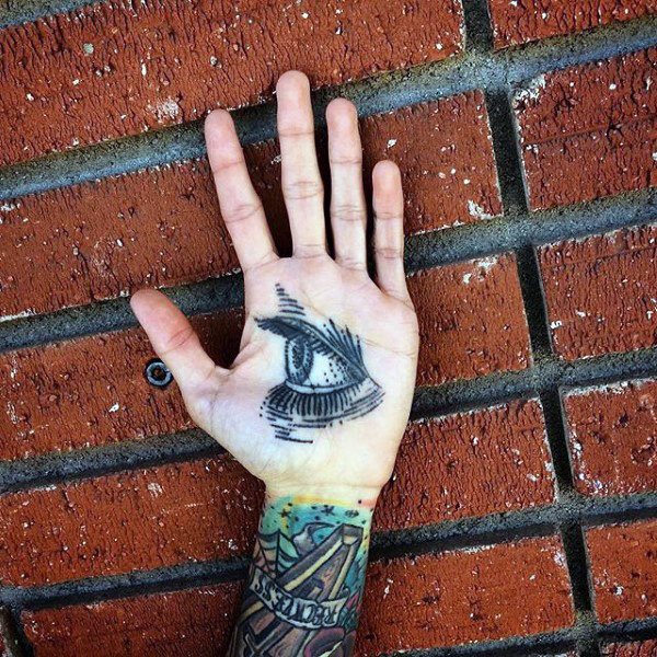 tatuaggio palmo della mano 76
