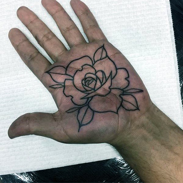 tatuaggio palmo della mano 85
