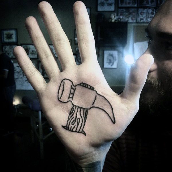 tatuaggio palmo della mano 88