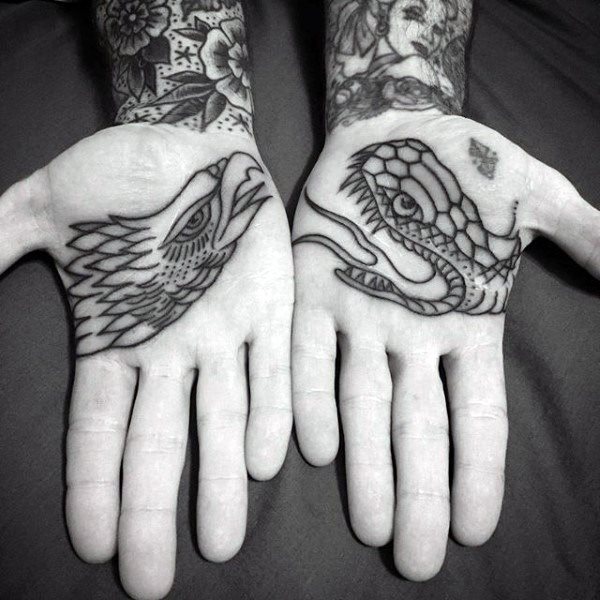 tatuaggio palmo della mano 97