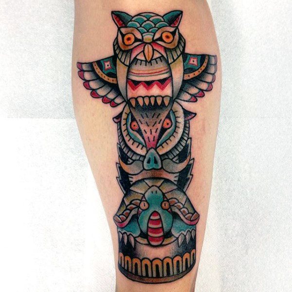 68 Tatuaggi con il palo totemico (con significato)