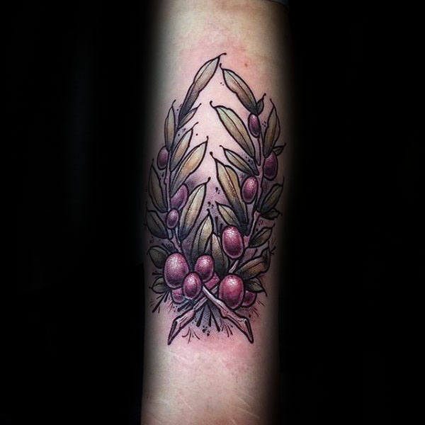 tatuaggio ramo olivo 100