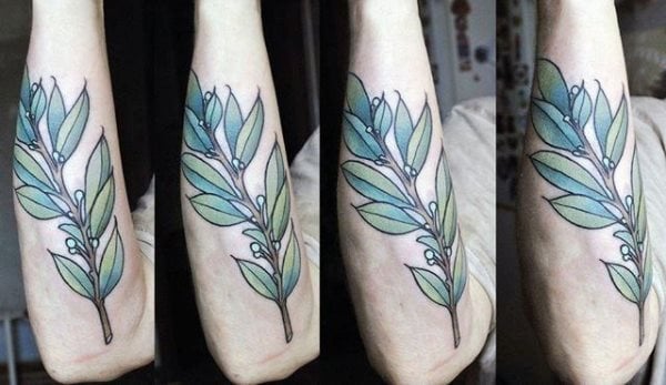 tatuaggio ramo olivo 130