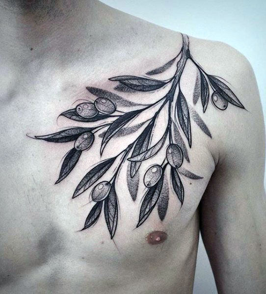 tatuaggio ramo olivo 22
